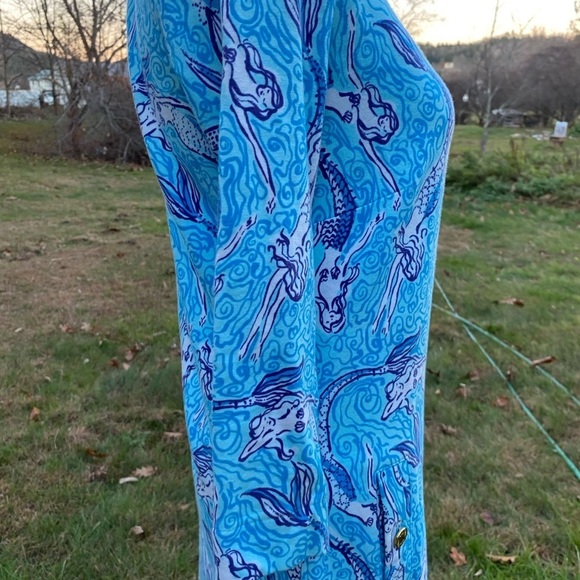 Lilly Pulitzer Hayley Dress Blue Size XSmall Mermaid - Picture 7 of 9